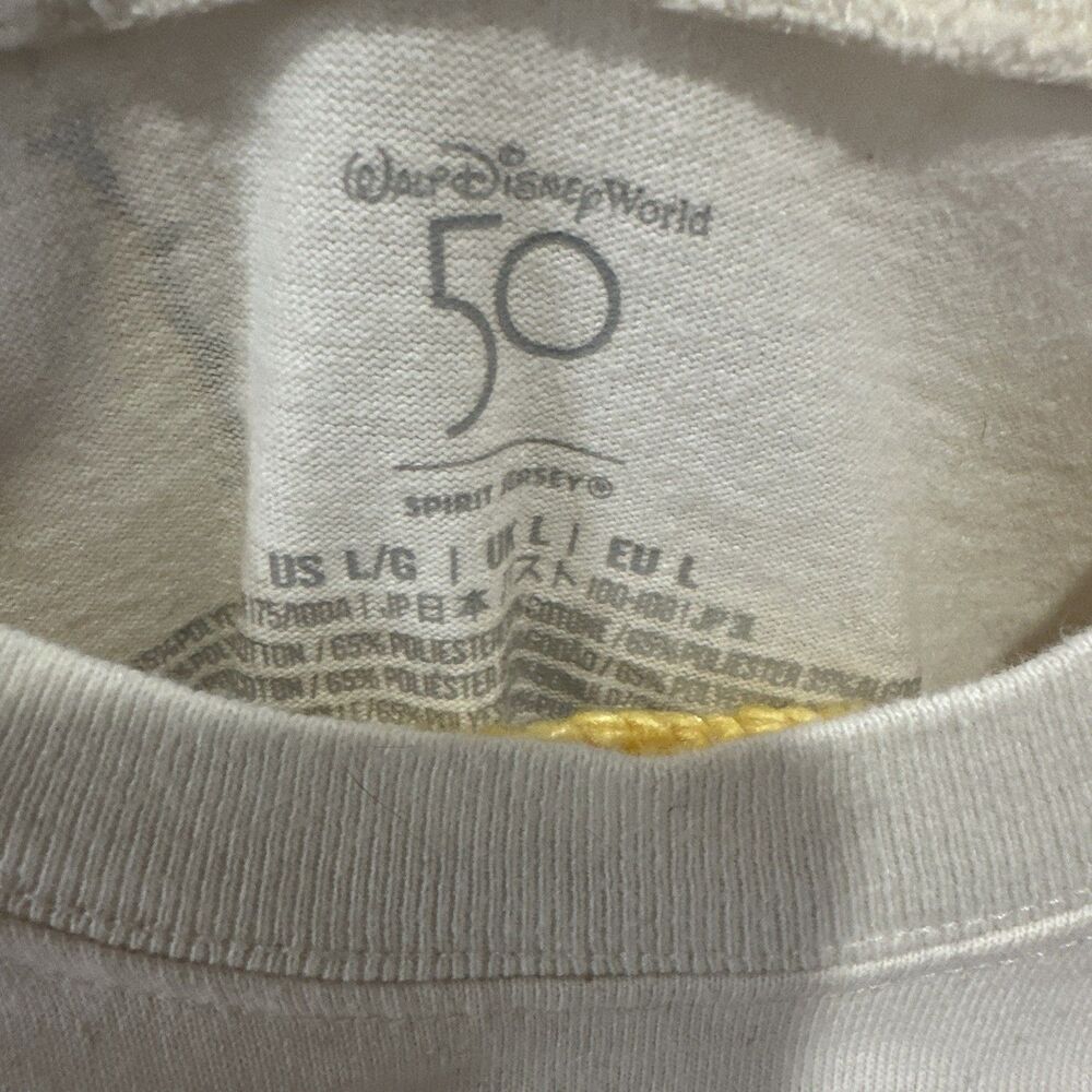 Walt Disney World 50 Years Spirit Jersey Graphic T-shirt Adult Large Long Sleeve - Picture 6 of 13